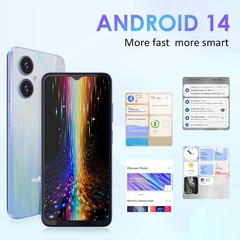 Redbeat D5 Unlocked Android 14 Cell Phones 8-core 1.6GHz Processor 6.52 Inch …