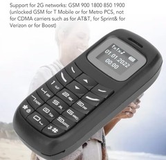 Smallest Mobile Phone L8StarBM70 Tiny Mini Mobile Black Unlocked Nano