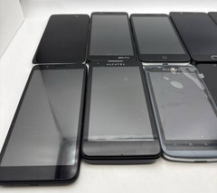 Lot of 12 Alcatel Smartphones Idol 5S 3V 1X Pop A5 Fierce 2 No Power READ