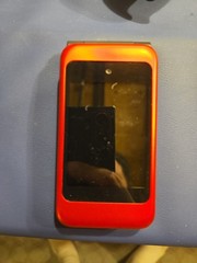 Iris Easy Flip 2.8&Prime; 8GB Storage Red Consumer Cellular Prepaid Cellphone