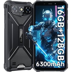 OUKITEL G3 Rugged Phone 16GB 128GB Android 15 6300mAh 6.0&Prime; NFC 4G IP68 T-Mobile