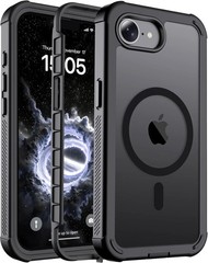 Magnetic for iPhone 17e Case & iPhone 16e Case, Heavy Duty Protection 6.1 »-Blac