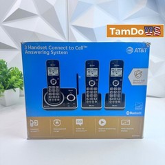 AT&T DLP72362 3-Handset Cordless Phone with Connect to Cell, Answering System