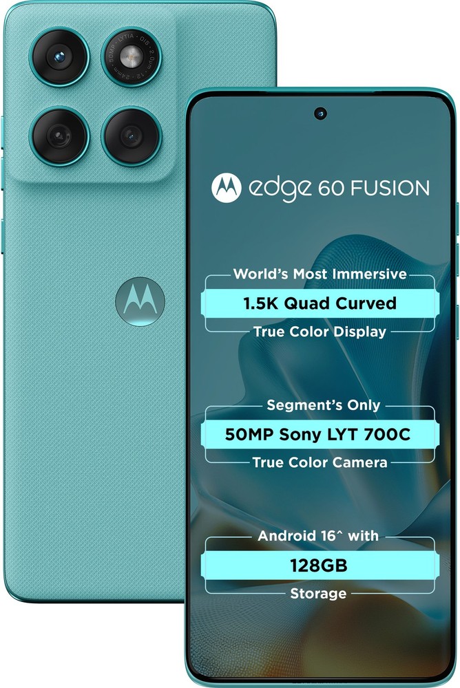 Motorola Edge 60 Fusion 5G 8GB RAM 256GB PANTONE Amazonite Global Version