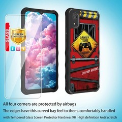 Cloud Stratus C8 Phone Case Cover with Tempered Glass Screen Protector Luminous
