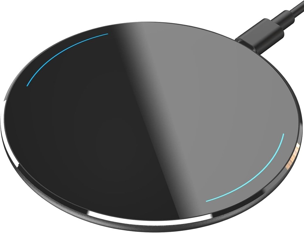 15W Fast Wireless Charging Pad for iPhone 17/16/15, Samsung Galaxy S25/S24