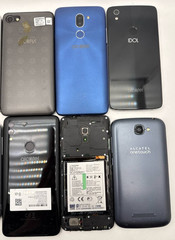 Lot of 12 Alcatel Smartphones Idol 5S 3V 1X Pop A5 Fierce 2 No Power READ