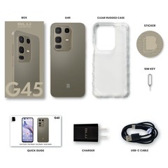 BLU G45 G1190WW 128GB GSM Unlocked Android Smartphone – Bronze