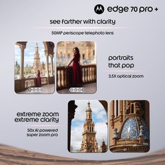 MOTOROLA Edge 70 Pro+ (Stormy Sea, 256GB 12GB RAM) Dimensity 8500 Extreme.