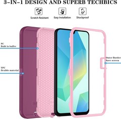 For Samsung Galaxy A17 5G Case with 3-Layer Heavy Duty Shockproof Cover