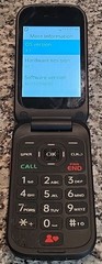 IRIS EASY FLIP, SH3320, 4G-LTE, E-Sim, Consumer Cellular, Prepaid, Senior, Big