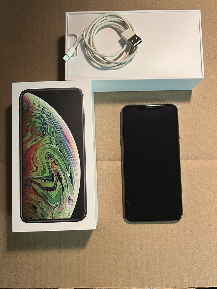 Apple iPhone XS Max – 64GB – Space Gray (Unlocked) A1921 (CDMA + GSM) READ