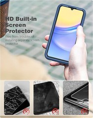 For Samsung Galaxy A15 5G Case With Built in Screen Protector & Rugged Protector
