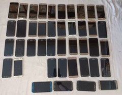 Lot of 42 Samsung Galaxy Micro-USB Smartphones J3 J7 S6 S7