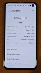 Samsung Galaxy S10e 128GB SM-G970U (Verizon) Flamingo Pink (E-0092)
