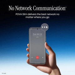 Tecno Pova Slim 5G (Blue, 128GB 8GB RAM) Dimensity 6400 5G Global Version