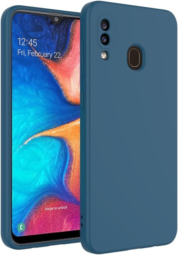 Samsung Galaxy A20 Case Dark Blue, A30 Case Scratch Resistant Slim Thin Cover