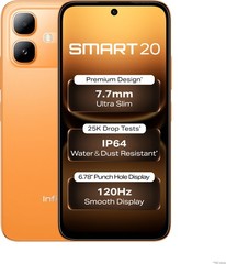 Infinix SMART 20 | 128GB | 4GB RAM | Orange Helio G81 Ultimate Unlocked