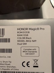 Honor Magic 8 Pro A+++ Works Perfect With T-Mobile Global Version.