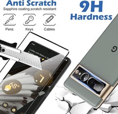 3+1 Pack Screen Protector for Google Pixel 7 Pro 9H Tempered Glass HD Clear Scra