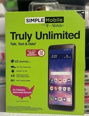 Simple Mobile LG Journey, 16GB, Black – Prepaid Smartphone (LOCKED)