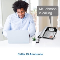 TL86103 2-Line Corded/Cordless Phone System for Small Business with Answering Ma