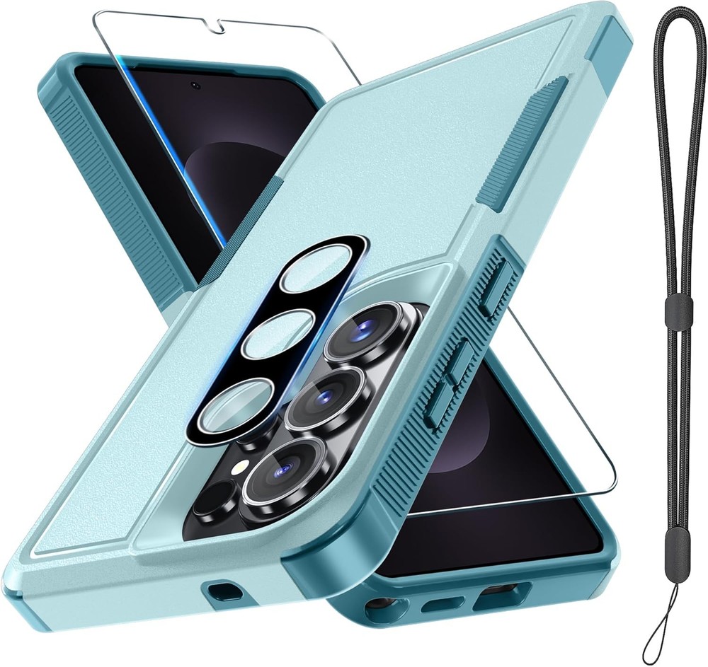Samsung Galaxy S26 Ultra Case with Screen Protector and Camera Lens Cover, Mint