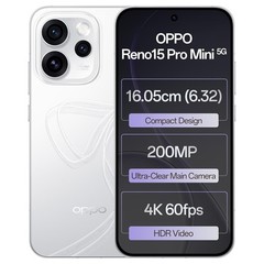Oppo Reno15Pro mini 5G ( White,12GB RAM, 512GB) Dimensity 8450 Global Version.
