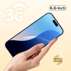 Unlocked 3G Mobile , 6.6-inch Screen 16GB ROM (SD to 128GB), Dual SIM Dual Ca…