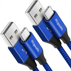 2-Pack 3A Fast Charging Type-C Charger Cord for iPhone 15 Pro Max, Samsung Galax