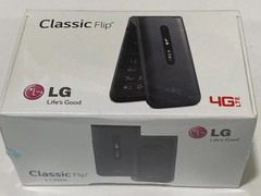 LG Classic 4G VoLTE 8GB Basic Flip Phone for TracFone +GSM Unlocked (L125DL)