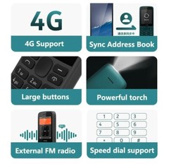 Nokia 215 Dual SIM 4G Unlocked Bluetooth 128MB 64MB RAM Classic Mobile Phone