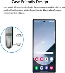 2-Pack Tempered Glass Screen Protectors & Lens Protectors for Samsung Galaxy Z F