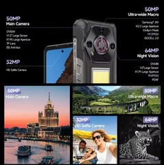 Ulefone Armor 30 Rugged Phone 24G+512G 6.95&Prime; 50MP/64MP Night Vision 12800mAh NFC