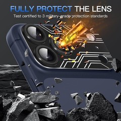 Metal Tempered Glass Rear Camera Lens Protector for iPhone 17 Pro – Black