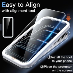 Screen Protector for iPhone 17 Pro Max 6.9-Inch, Tempered Glass Film, 3-Pack
