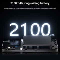 MINI Unlocked DOOV R77 PRO Android 14 Smartphone Dual SIM Phone Keyboard Mobile