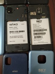 Lot of 10 Mixed Brand WIKO U316AT/SKY Elite p55Max and other Smartphone For part