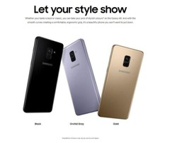 Samsung Galaxy A8(2018) A530F Dual SIM 5.6&Prime; Smartphone 32GB LTE 4G Unlocked A+