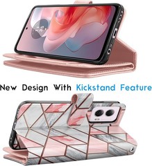 Wallet Case for Motorola Moto G Power 5G | 2024 Only | XT2415, PU Leather Folio