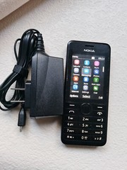 Nokia Asha 301 black white Unlocked Single card 3G Bluetooth Button Mobile Phone