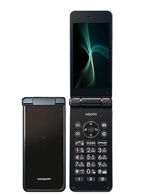 SHARP AQUOS KEITAI BLACK SH-N01 Android Flip Phone Unlocked 601SH NEW JAPAN