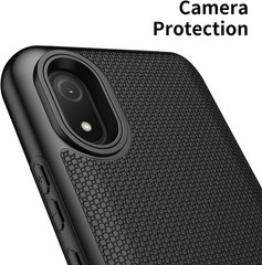 Cloud Mobile C8 Phone Case with Screen Protector, Slim Rugged Heavy Duty Cover