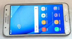 T-Mobile Samsung Galaxy J7 J700T 4G LTE White Android Smart Cell Phone *CRACKED*