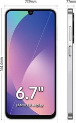 Samsung Galaxy F36 5G Red 8GB 128GB-Global Version-Factory Unlocked Smartphone