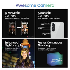 Unlocked Samsung Galaxy A56 5G Smartphone, IP67 6.7&Prime; 120Hz 128GB/256GB NewSealed