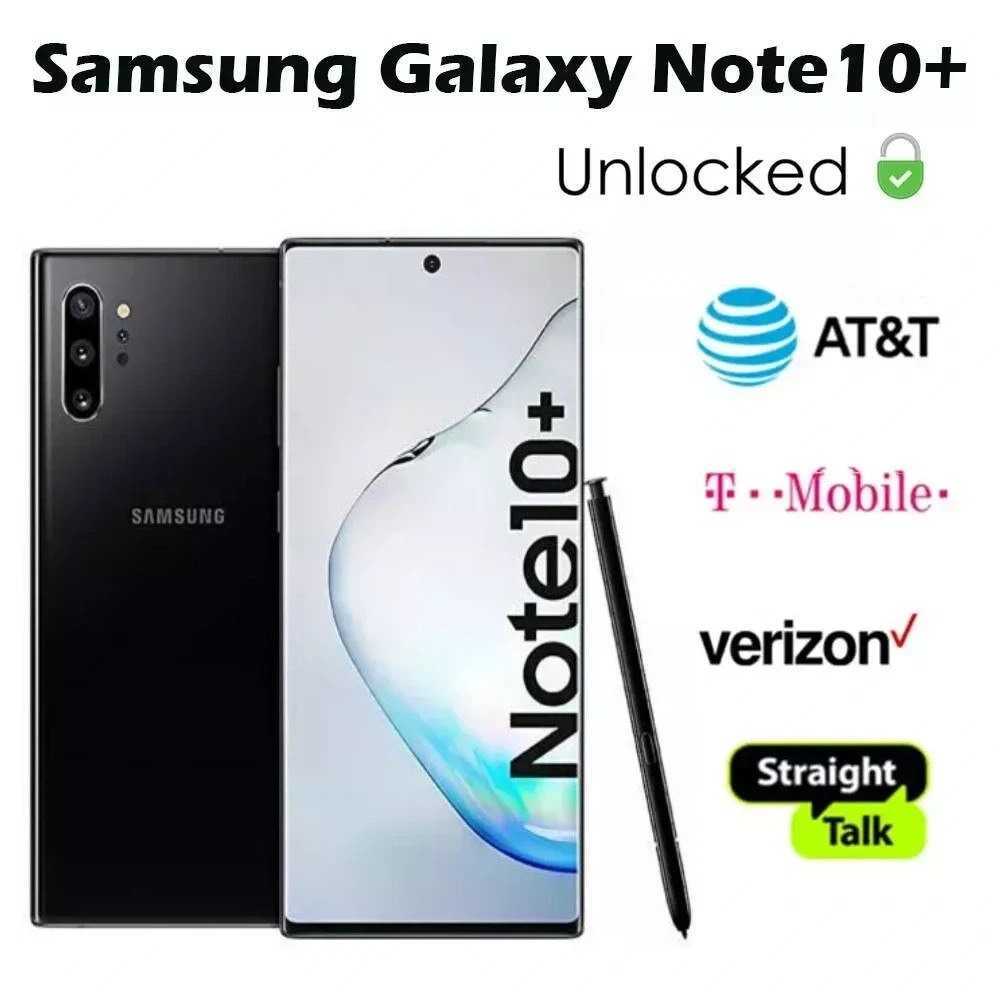 Brand New SAMSUNG Galaxy Note 10+ Plus Factory Unlocked SM-N975U1 256GB+12GB US