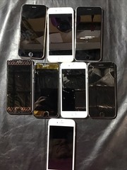 Apple iPhone Lot Of 8 ,A1549 A1586, A1688 For Parts Or Repair Only