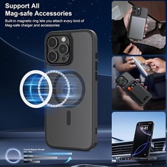 For iPhone 16 Pro Max 5G Case with Military Grade Drop and Shockproof Protection