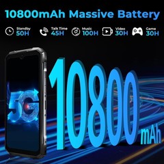 HOTWAV Hyper 7 Pro 5G Rugged Smartphone 36GB+256GB 10800mAh 200MPUnlocked Phone